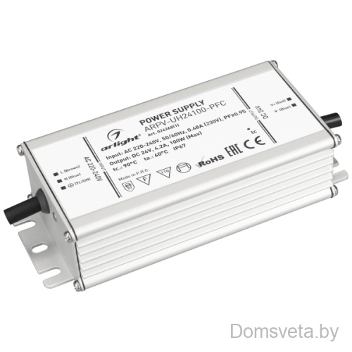 Блок питания ARPV-UH24100-PFC (24V, 4.2A, 100W) Arlight 024268(1) - цена и фото