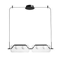 Подвесной светодиодный светильник Arte Lamp Geneva A2341SP-4BK - цена и фото