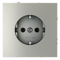 Розетка электрическая с заземлением Voltum S70 VLS040105