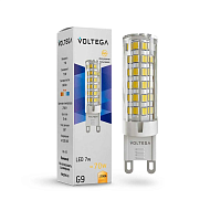 Лампа светодиодная Voltega G9 5W 2700K прозрачная 7263 - цена и фото
