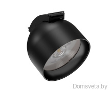 Kink Light 6428,19 Трековый однофазный светодиодный светильник Сатори черный d10,1 h10,3 Led 9W (4000K) - цена и фото