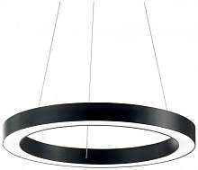 Подвесной светодиодный светильник Ideal Lux Oracle D60 Round Nero 222103 - цена и фото