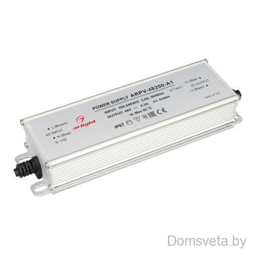 Блок питания ARPV-48250-A1 (48V, 5.3A, 254W) Arlight - цена и фото