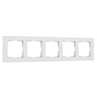 Werkel Рамка на 5 постов (белый, Hammer) / W0052401