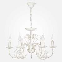 Люстра с хрусталем Eurosvet Tomas 60018/6 белый с золотом (00000076612) - цена и фото