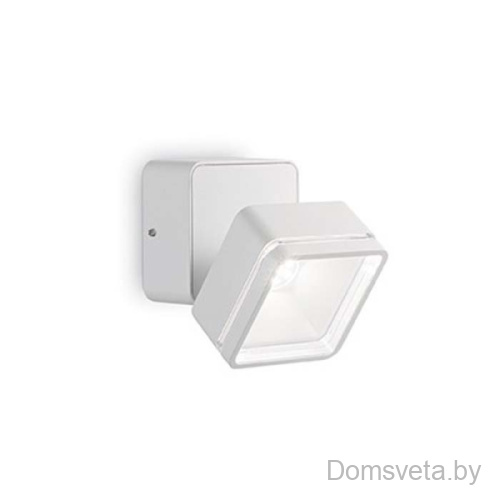 Уличный настенный светильник Ideal Lux OMEGA AP SQUARE BIANCO 4000K 285528 - цена и фото