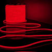 Светодиодный гибкий неон Elektrostandart LS003 220V 9.6W 144Led 2835 IP67 круглый красный - цена и фото