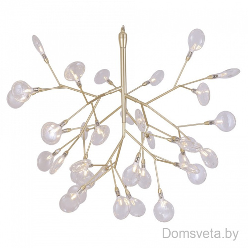 Подвесная люстра Crystal Lux Evita EVITA SP36 GOLD/TRANSPARENT - цена и фото