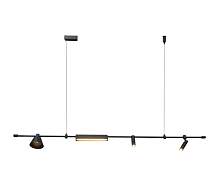 Kink Light 07616-150L,19 Подвес Ристо черный w150*12 h160 Led 20W (4000K) - цена и фото