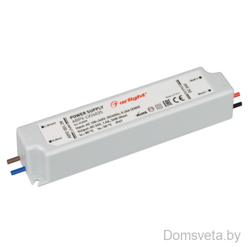 Блок питания ARPV-LV24035 (24V, 1.5A, 36W) Arlight 010999 - цена и фото