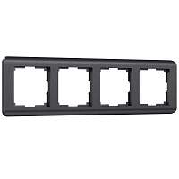 Werkel Рамка на 4 поста (графит, Stream) / W0042104