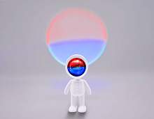 DE8225 WH белый LED Красный+Синий 3W - цена и фото