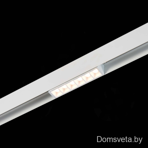 Магнитный трековый светильник белый LED 1*6W 3000K 532Lm Ra>80 36° IP20 L115xW22xH44 48V ST361.536.06