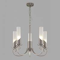 Eurosvet Классическая подвесная люстра 60117/5 никель - цена и фото