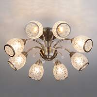 Потолочная люстра с хрусталем Eurosvet Gabriella 30026/8 античная бронза (00000073713) - цена и фото