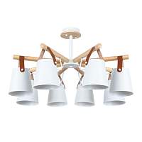 Люстра потолочная Arte Lamp A7032PL-8WH Thomas под лампы 8xE27 60W - цена и фото