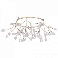 Подвесная люстра Crystal Lux Evita EVITA SP45 D GOLD/TRANSPARENT - цена и фото