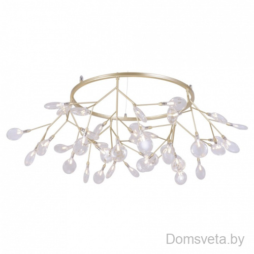 Подвесная люстра Crystal Lux Evita EVITA SP45 D GOLD/TRANSPARENT - цена и фото