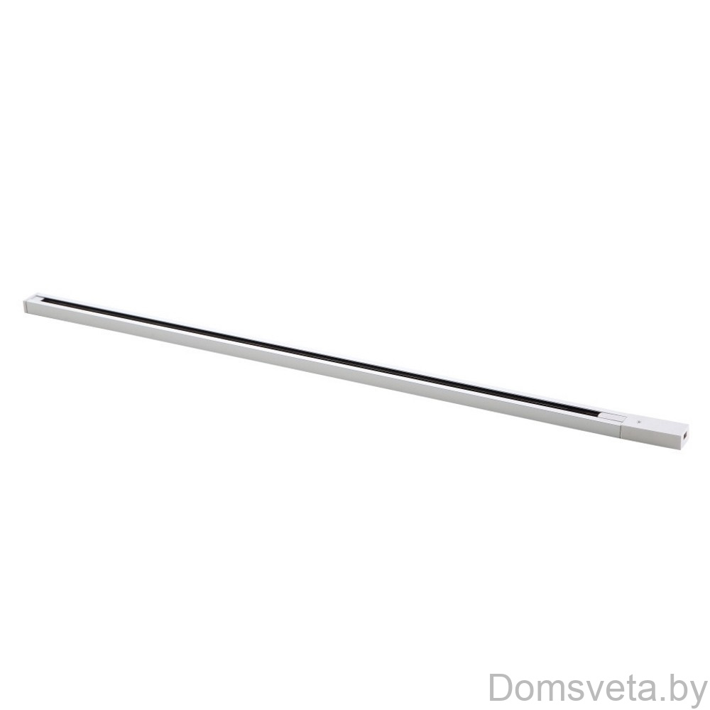 Шинопровод однофазный с питанием и заглушкой Crystal Lux CLT 0.11 01 L2000 WH - цена и фото