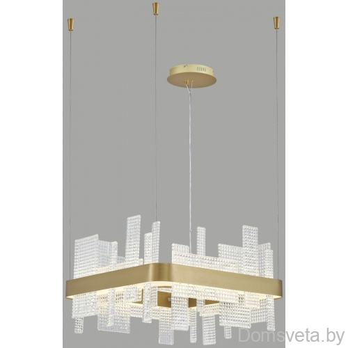 Подвесная люстра Wertmark WE461.01.303 LOTTA 130 Вт LED 3000K золотистый - цена и фото