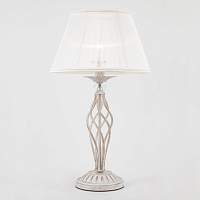 Декоративная настольная лампа Eurosvet Selesta 01002/1 белый с золотом (00000072985) - цена и фото