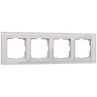 Werkel Рамка на 4 поста (дымчатый, Favorit) / W0041117