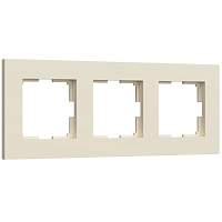 Werkel Рамка на 3 поста (айвори матовый, Slab) / W0032962