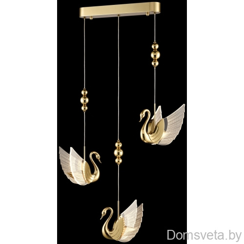 Подвесная люстра Wertmark WE466.03.306 LETIZIA 4 Вт LED 3000K/4000K/6000K золото - цена и фото