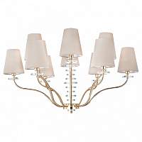 Подвесная люстра Crystal Lux Armando ARMANDO SP6+6 GOLD - цена и фото