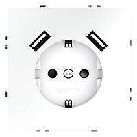 Розетка с USB Voltum S70 VLS040402