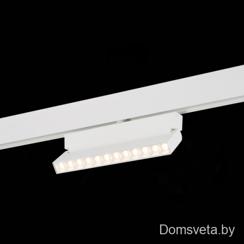 Магнитный трековый светильник белый LED 1*12W 3000K 1 009Lm Ra>80 36° IP20 L219xW22xH134 48V ST362.536.12