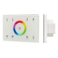 Панель Sens SMART-P83-RGB White (230V, 4 зоны, 2.4G) Arlight 028402 - цена и фото
