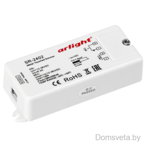 Диммер SR-2402 (12-36V, 96-288W, Metal-Touch) Arlight 014041 - цена и фото