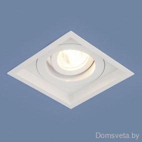 Встраиваемый светильник Elektrostandart 1071/1 MR16 WH белый - цена и фото