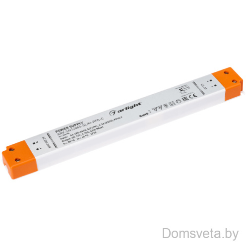 Блок питания ARV-SN12045-SLIM-PFC-C (12V, 3.75A, 45W) Arlight 029196 - цена и фото