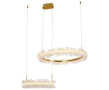 08245,36PA(4000K) Подвес диммируемый Лаура латунь d40+60 h150 Led 60W (4000K) с пультом ДУ - цена и фото