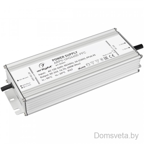 Блок питания ARPV-UH24400-PFC (24V, 16.7A, 400W) Arlight 023641 - цена и фото