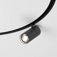 Slim Magnetic Трековый светильник для радиусного шинопровода 12W 4200K Comfi чёрный Ø 800мм Elektrostandard 85188/01 - цена и фото