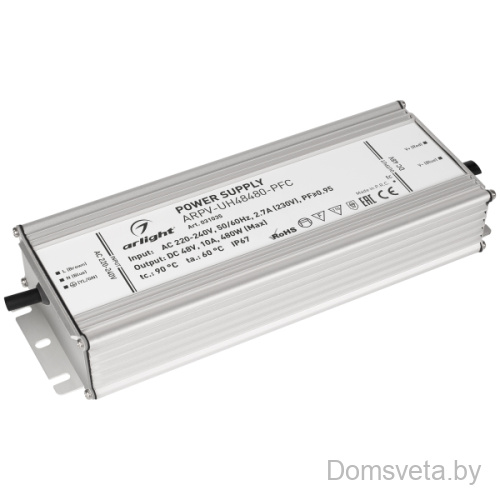 Блок питания ARPV-UH48480-PFC (48V, 10A, 480W) Arlight - цена и фото