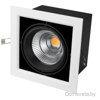 Светильник CL-KARDAN-S190x190-25W Warm3000 (WH-BK, 30 deg) Arlight 024985 - цена и фото