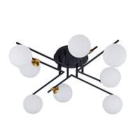 Потолочная люстра Arte Lamp Gemini A2243PL-8BK - цена и фото