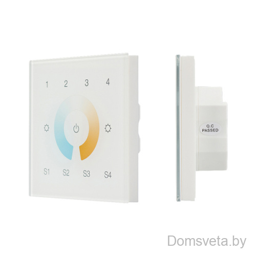 Сенсорная панель DALI-901-11-4G-4SC-MIX-DT8-IN White (BUS/230V) (IARL, IP20 Пластик, 3 года) INTELLIGENT ARLIGHT - цена и фото