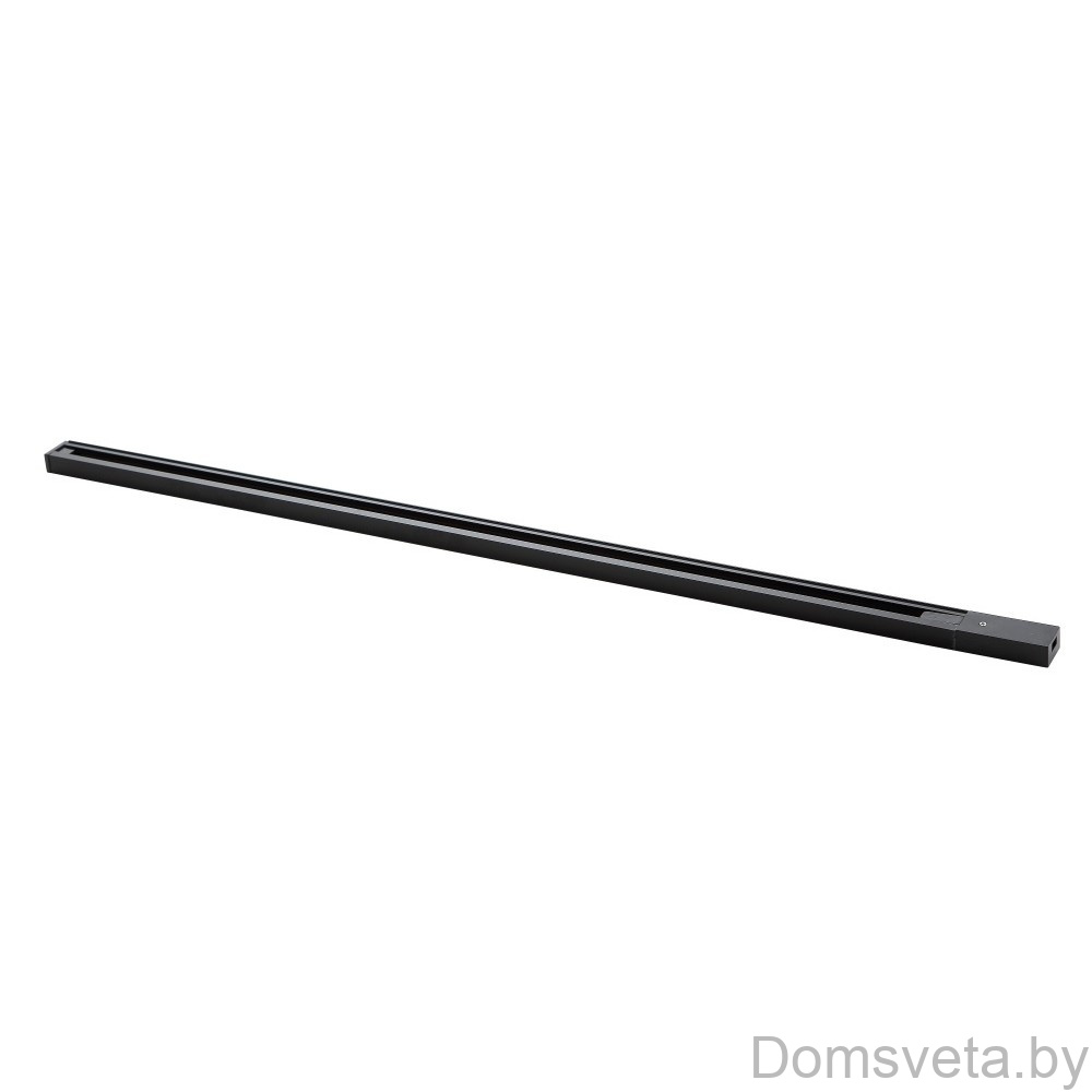 Шинопровод однофазный с питанием и заглушкой Crystal Lux CLT 0.11 01 L2000 BL - цена и фото