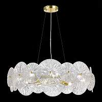 ST LUCE SL1657.203.08 Люстра подвесная ST-Luce Золотистый/Прозрачный E14 8*40W - цена и фото