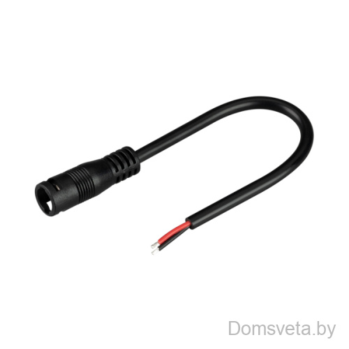 Коннектор выводной DC-MONO-2PIN-L150-F (JACK 5.5, LOCK) Arlight - цена и фото