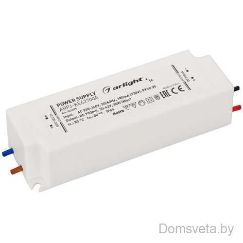 Блок питания ARPJ-KE42700A (30W, 700mA, PFC) Arlight 021899 - цена и фото