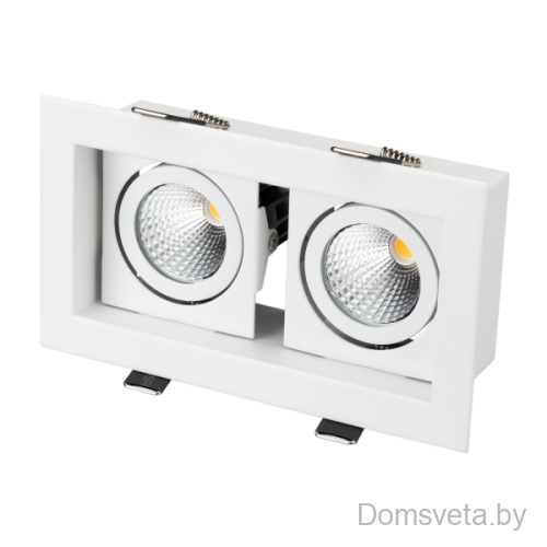 Светильник CL-KARDAN-S180x102-2x9W Warm (WH, 38 deg) Arlight 024127 - цена и фото