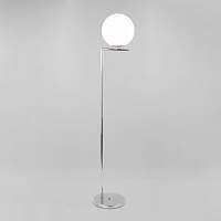 Eurosvet Торшер со стеклянным плафоном 01083/1 хром - цена и фото