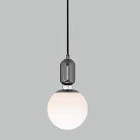 Подвесной светильник со стеклянным плафоном Eurosvet Bubble 50151/1 черный жемчуг - цена и фото